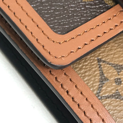 Louis Vuitton Dauphine, Brown, Canvas, wallet