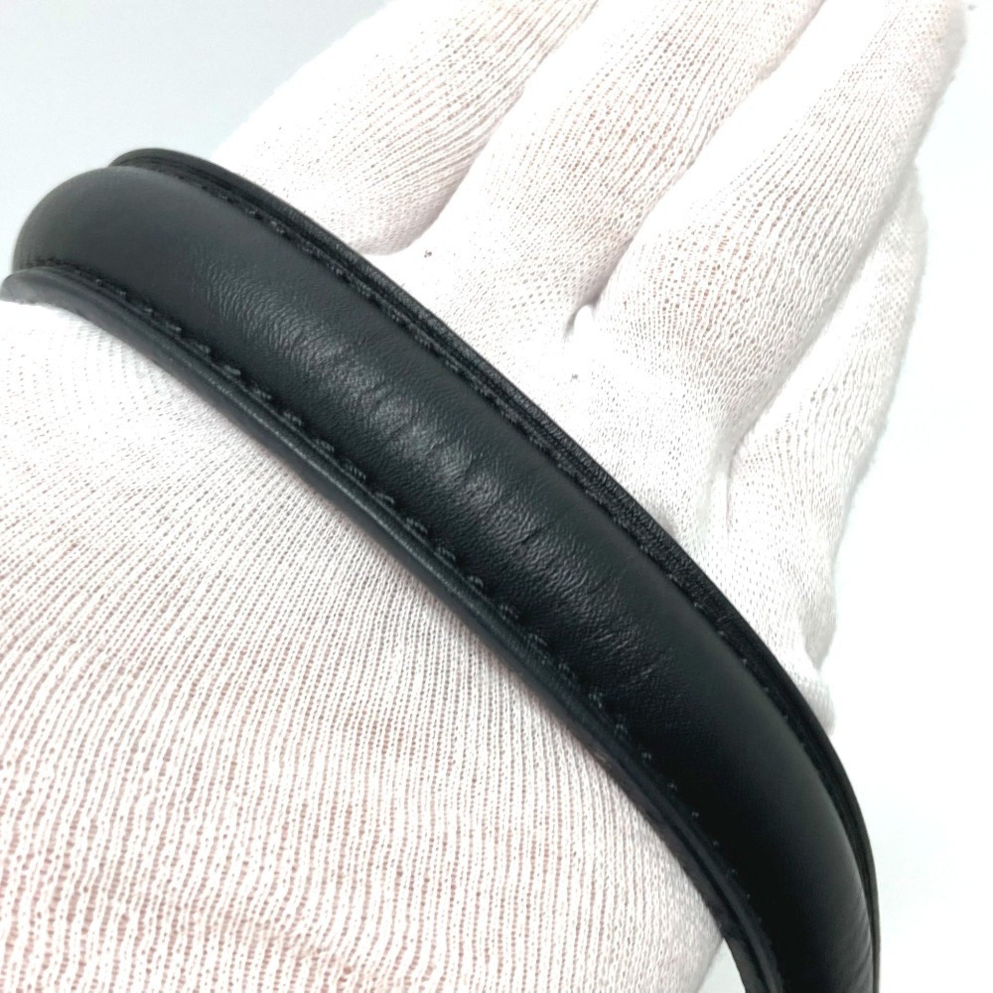 Louis Vuitton Lockme, Black, Leather, shoulder