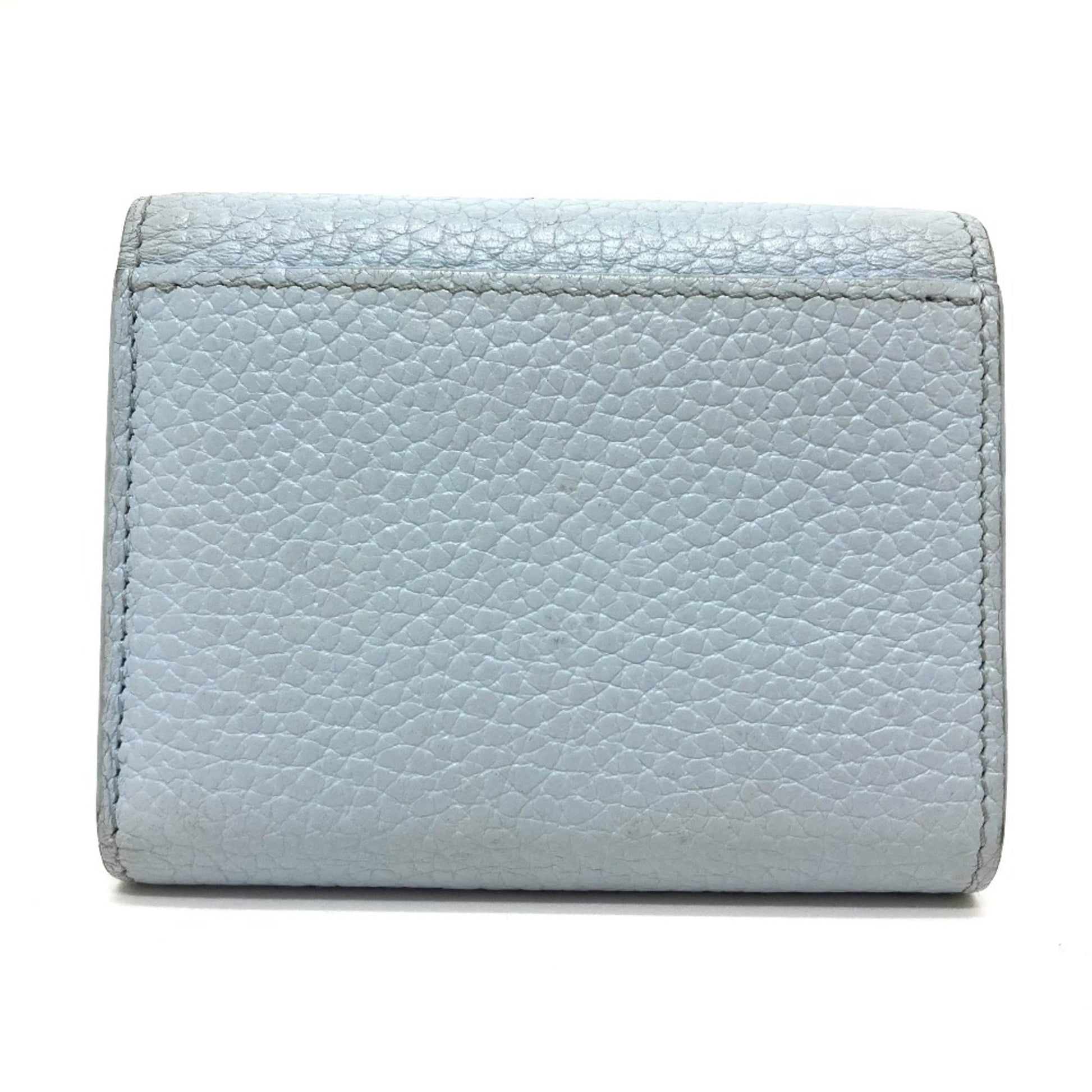 Louis Vuitton Portefeuille capucines, Blue, Leather, wallet
