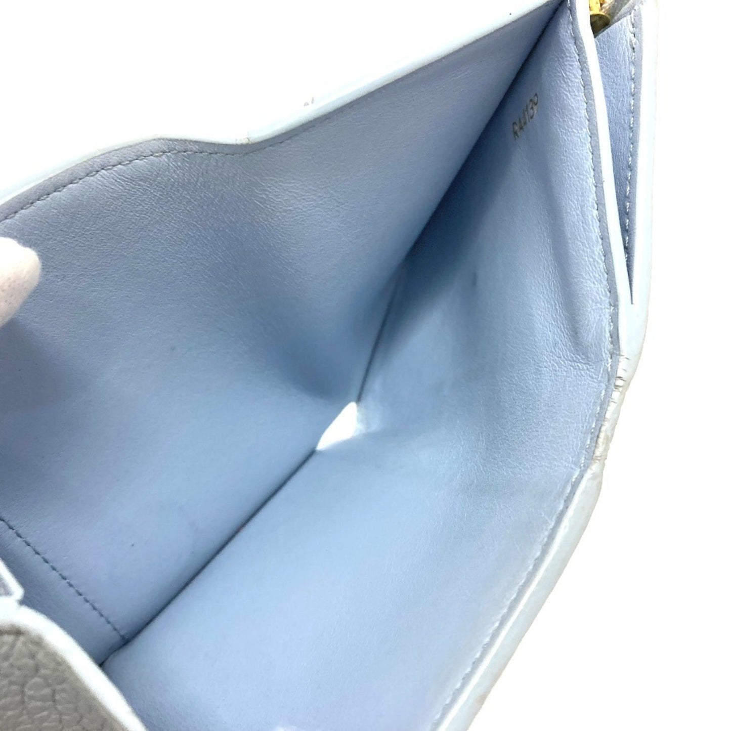 Louis Vuitton Portefeuille capucines, Blue, Leather, wallet