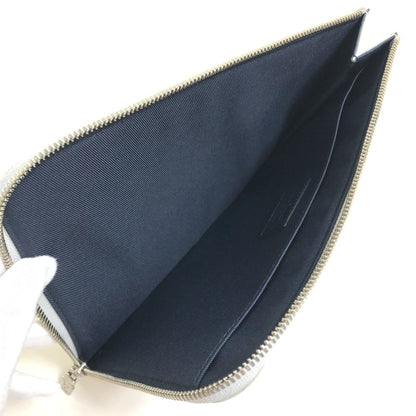 Louis Vuitton Pochette Jour, White, Canvas, clutch