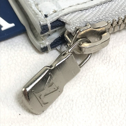 Louis Vuitton Pochette Jour, White, Canvas, clutch