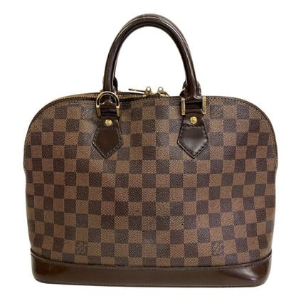 Louis Vuitton Alma, Brown, Canvas, handbag