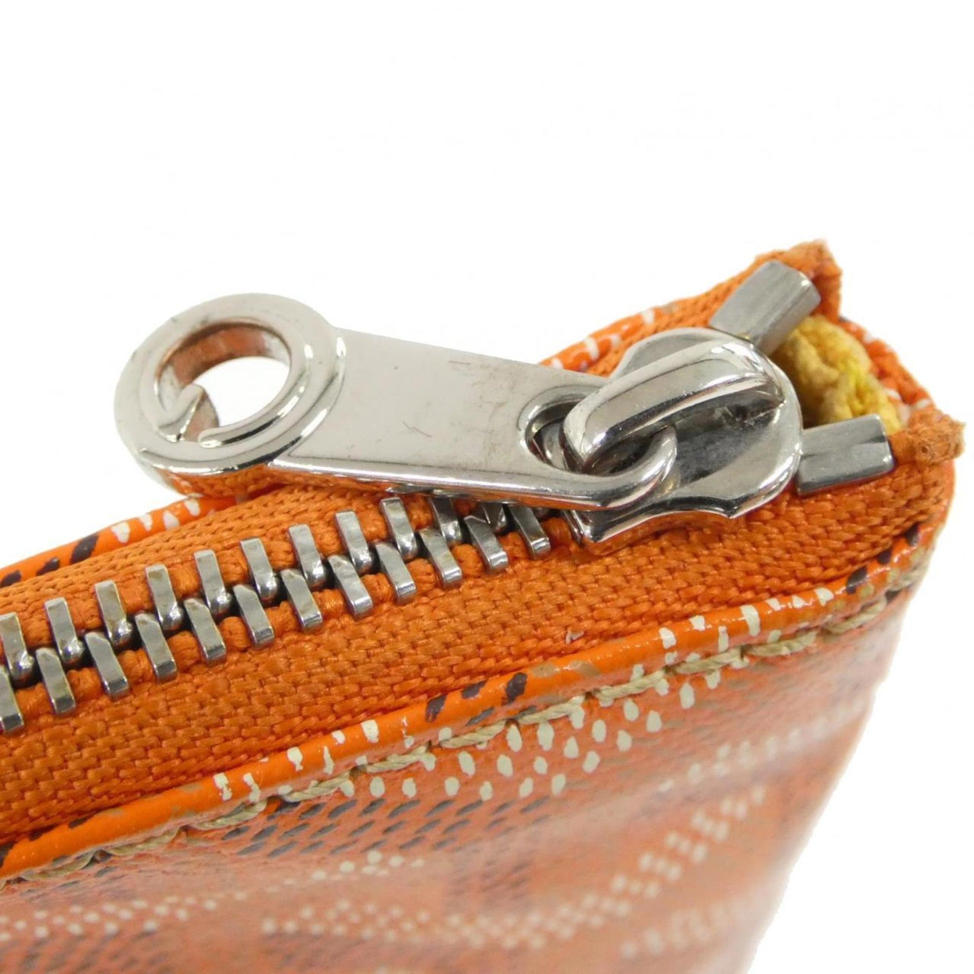 Goyard Senat, Orange, Canvas, clutch