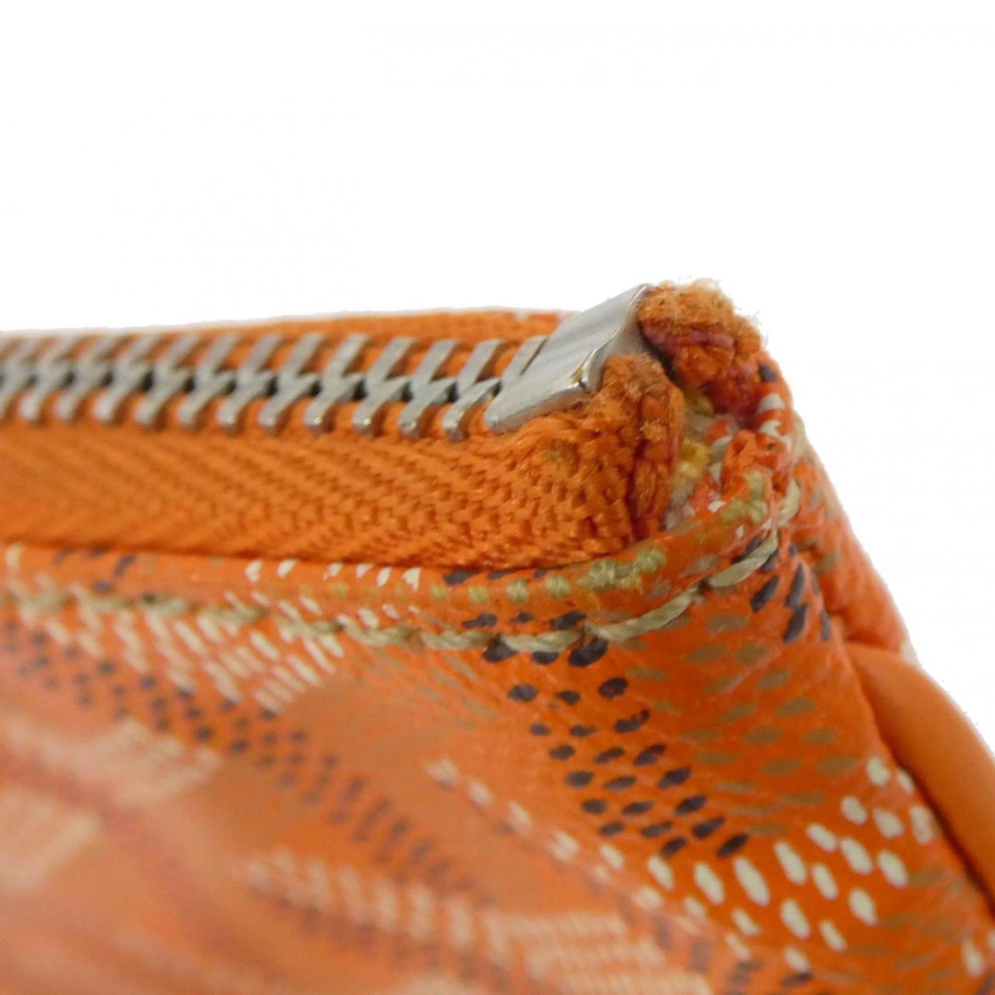Goyard Senat, Orange, Canvas, clutch