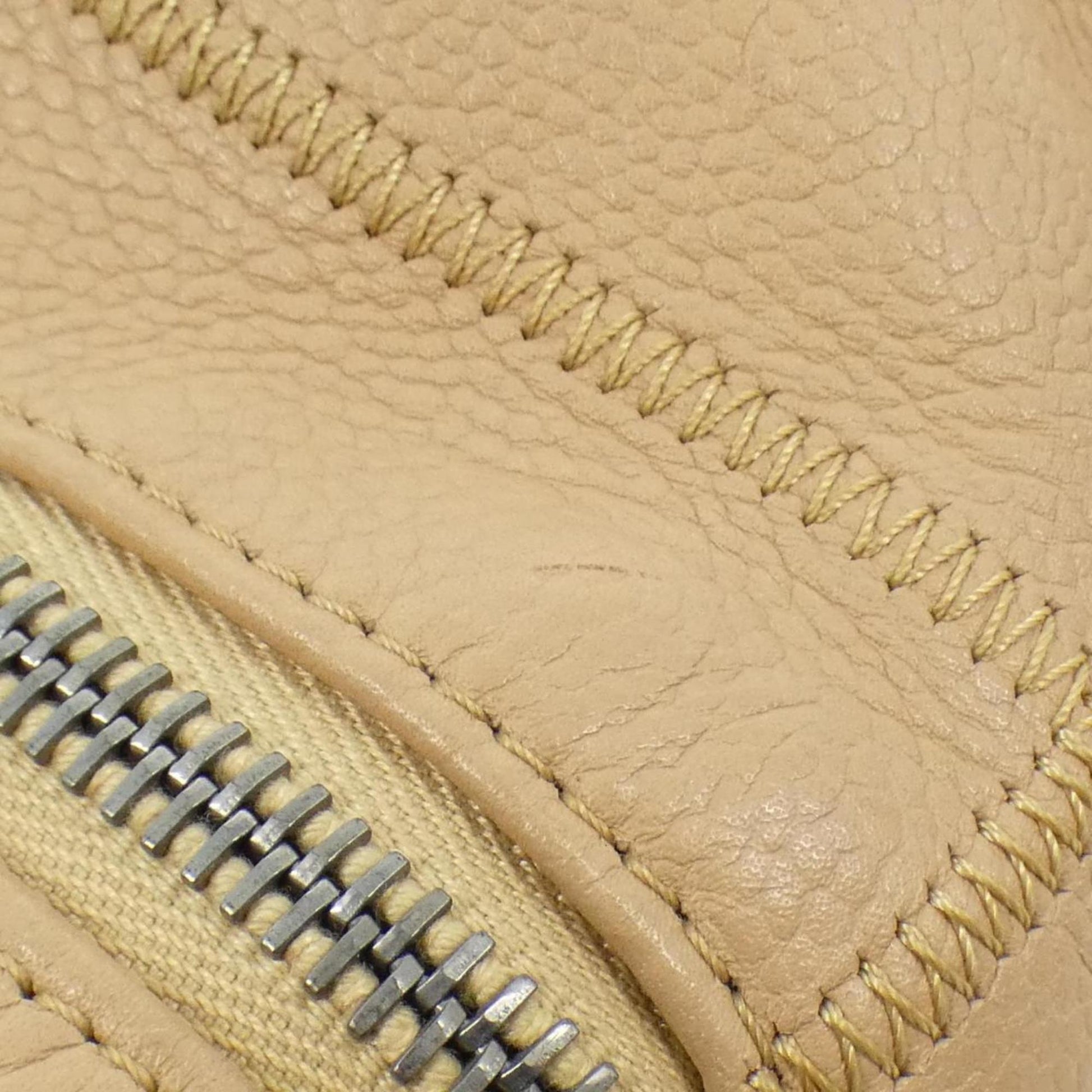 Chanel Chocolate bar, Beige, Leather, handbag