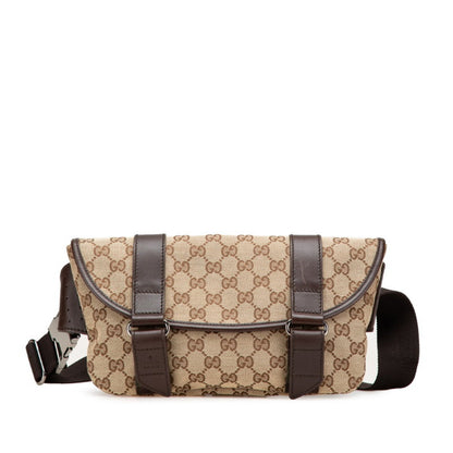 Gucci Belt bag, "BEIGE, BROWN", Canvas, clutch