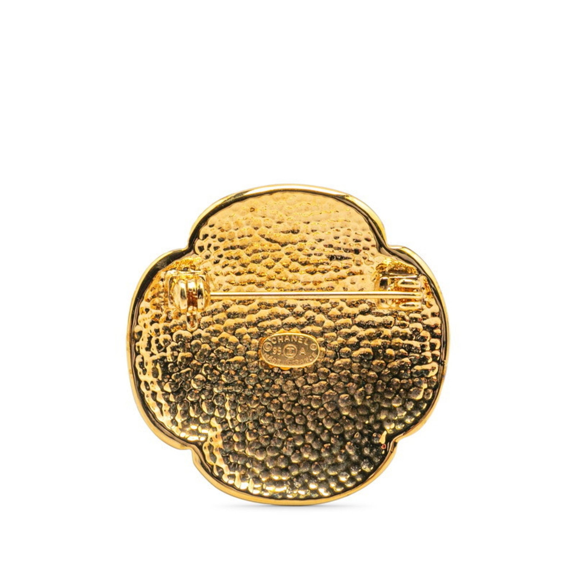 Chanel Coco Mark, Gold, Gold Plated, brooch