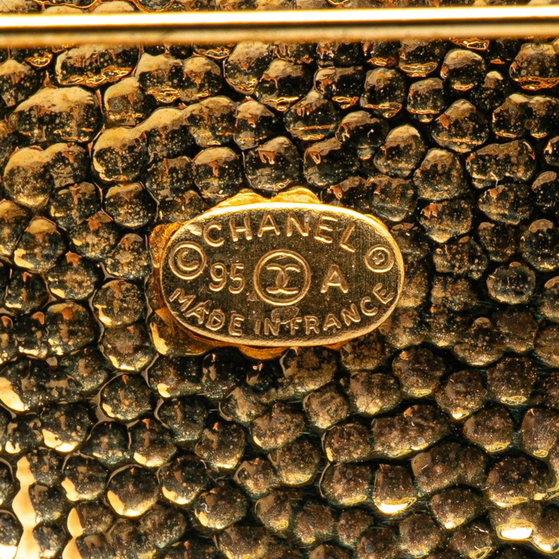 Chanel Coco Mark, Gold, Gold Plated, brooch