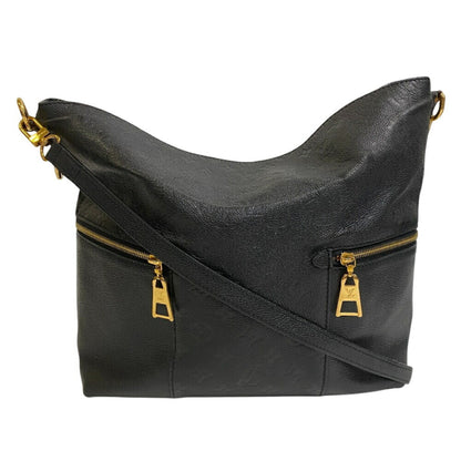Louis Vuitton Mélie, Black, Leather, shoulder