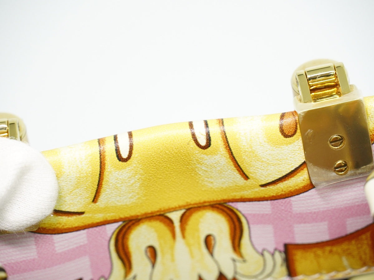 Fendi x Versace Fendace Convertible Sunshine Shopper Printed Laminated Leather, Multicolour, Leather, Tote Bag