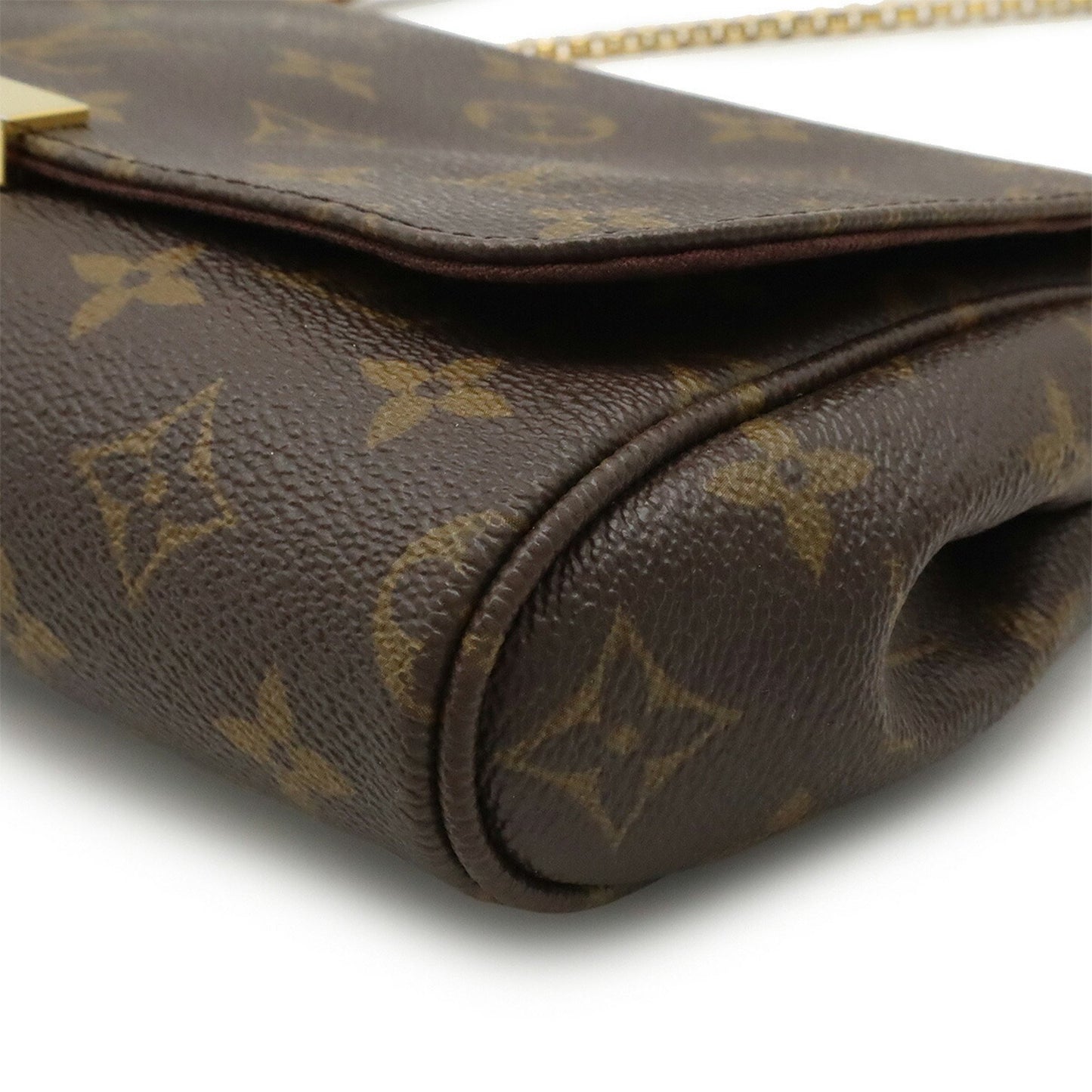 Louis Vuitton Favorite, Brown, Canvas, shoulder