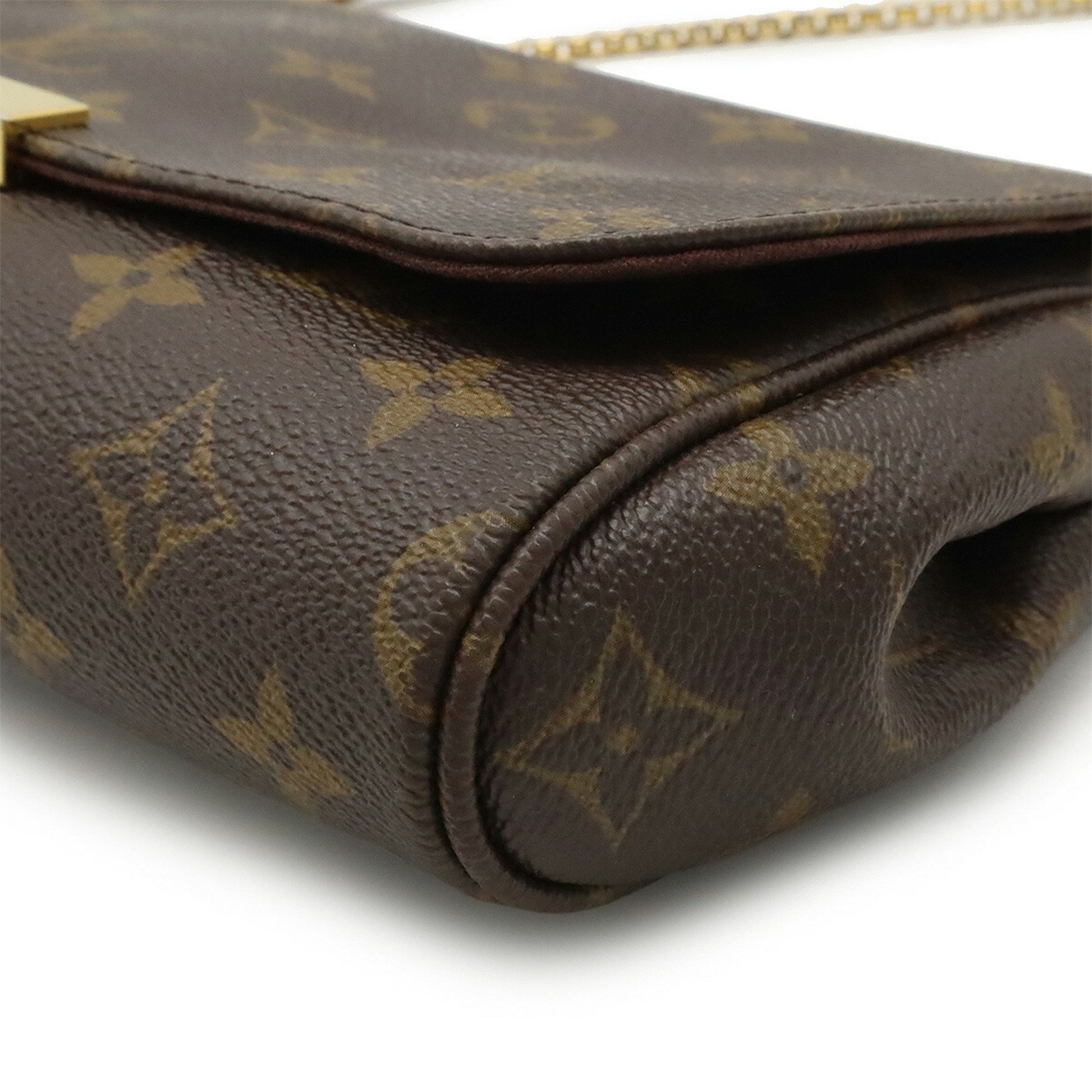 Louis Vuitton Favorite, Brown, Canvas, shoulder