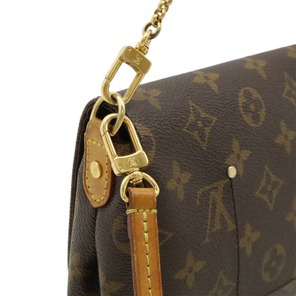 Louis Vuitton Favorite, Brown, Canvas, shoulder