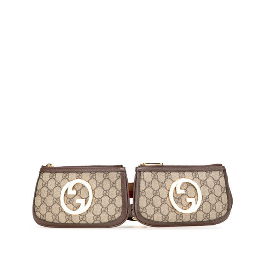 Gucci Belt bag, "BEIGE, BROWN", Leather, clutch