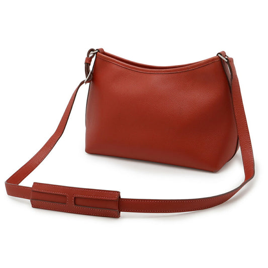 Hermès Berlingo, Red, Leather, shoulder