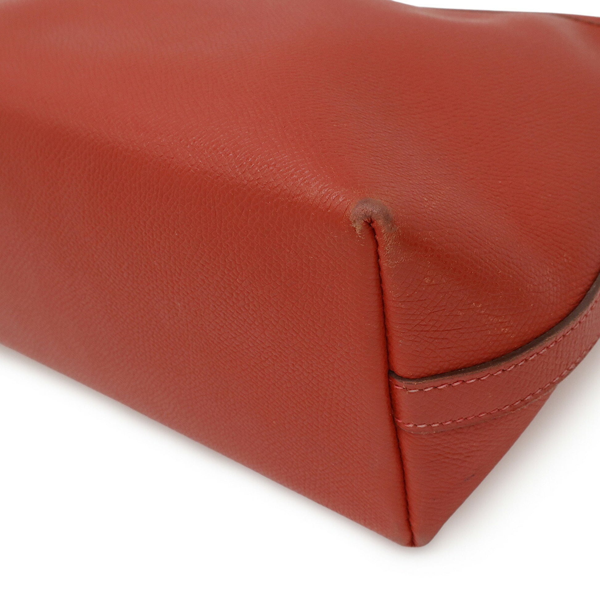 Hermès Berlingo, Red, Leather, shoulder