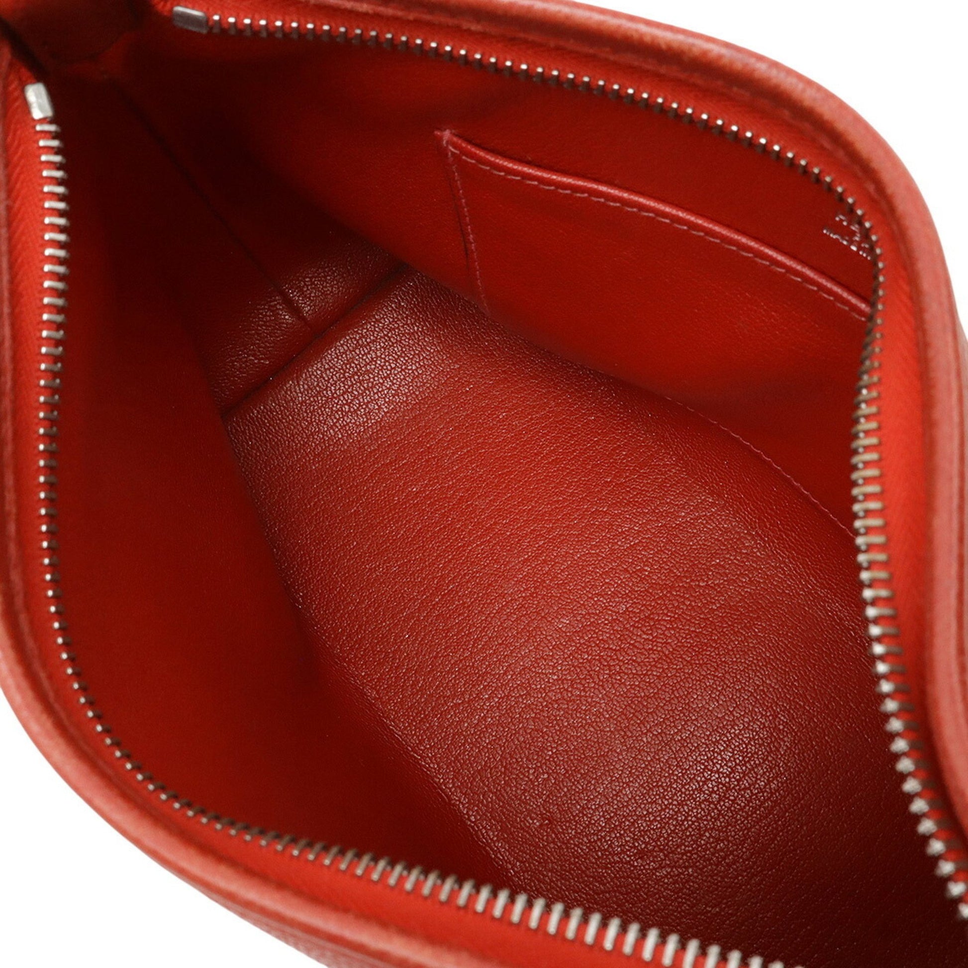Hermès Berlingo, Red, Leather, shoulder