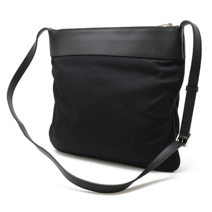 Saint Laurent -, Black, "CANVAS, LEATHER", shoulder
