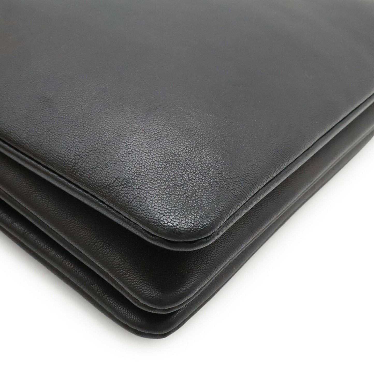 Céline Trio, Black, Leather, shoulder