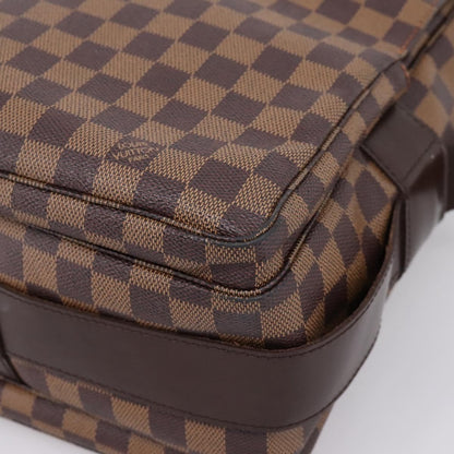 Louis Vuitton Naviglio Damier, Brown, Canvas, Shoulder Bag