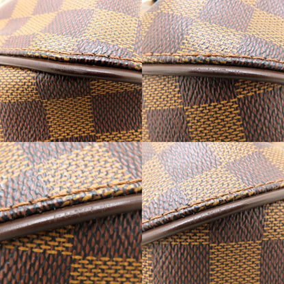 Louis Vuitton Sistina, Brown, Canvas, shoulder