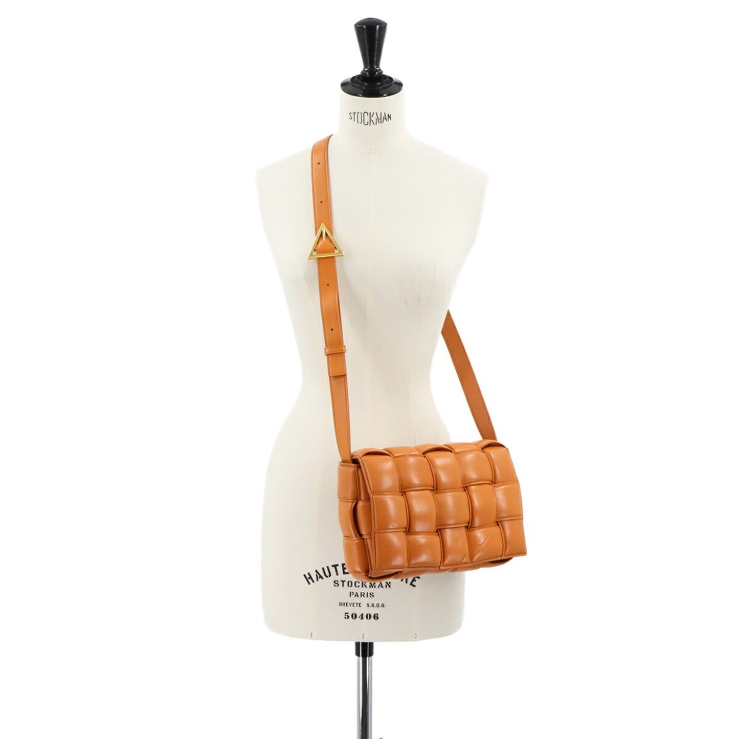 Bottega Veneta Cassette, Orange, Leather, shoulder
