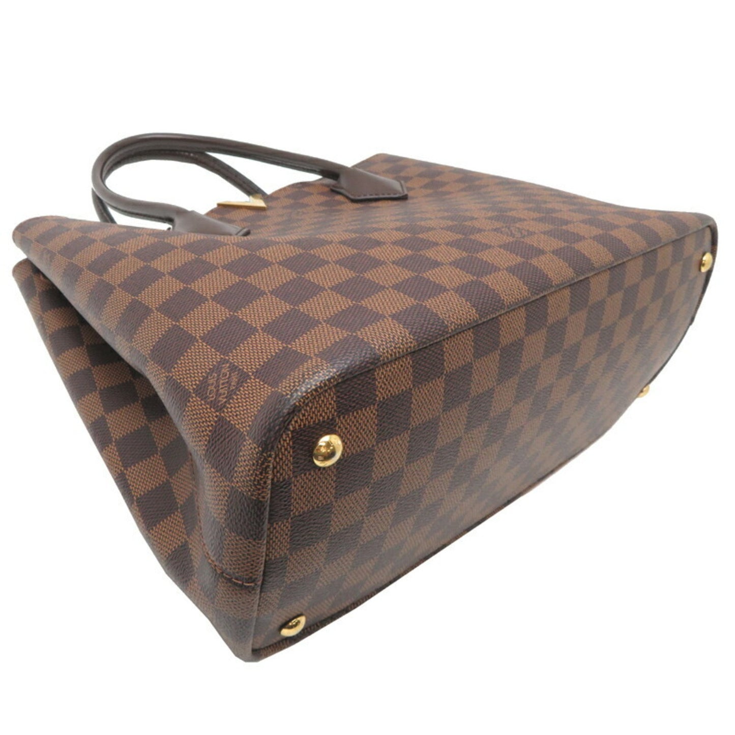 Louis Vuitton Kensington, Brown, Canvas, handbag