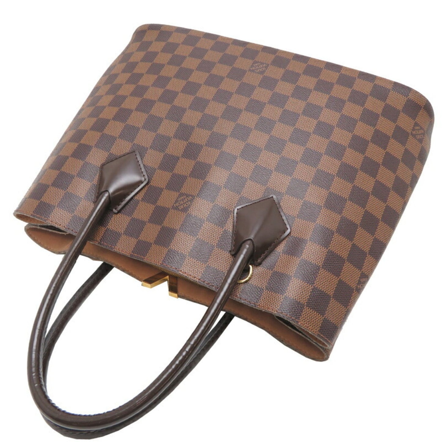 Louis Vuitton Kensington, Brown, Canvas, handbag