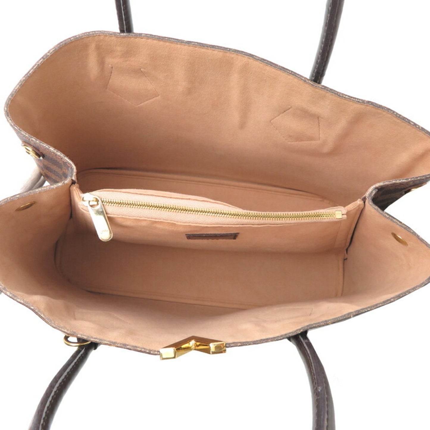 Louis Vuitton Kensington, Brown, Canvas, handbag