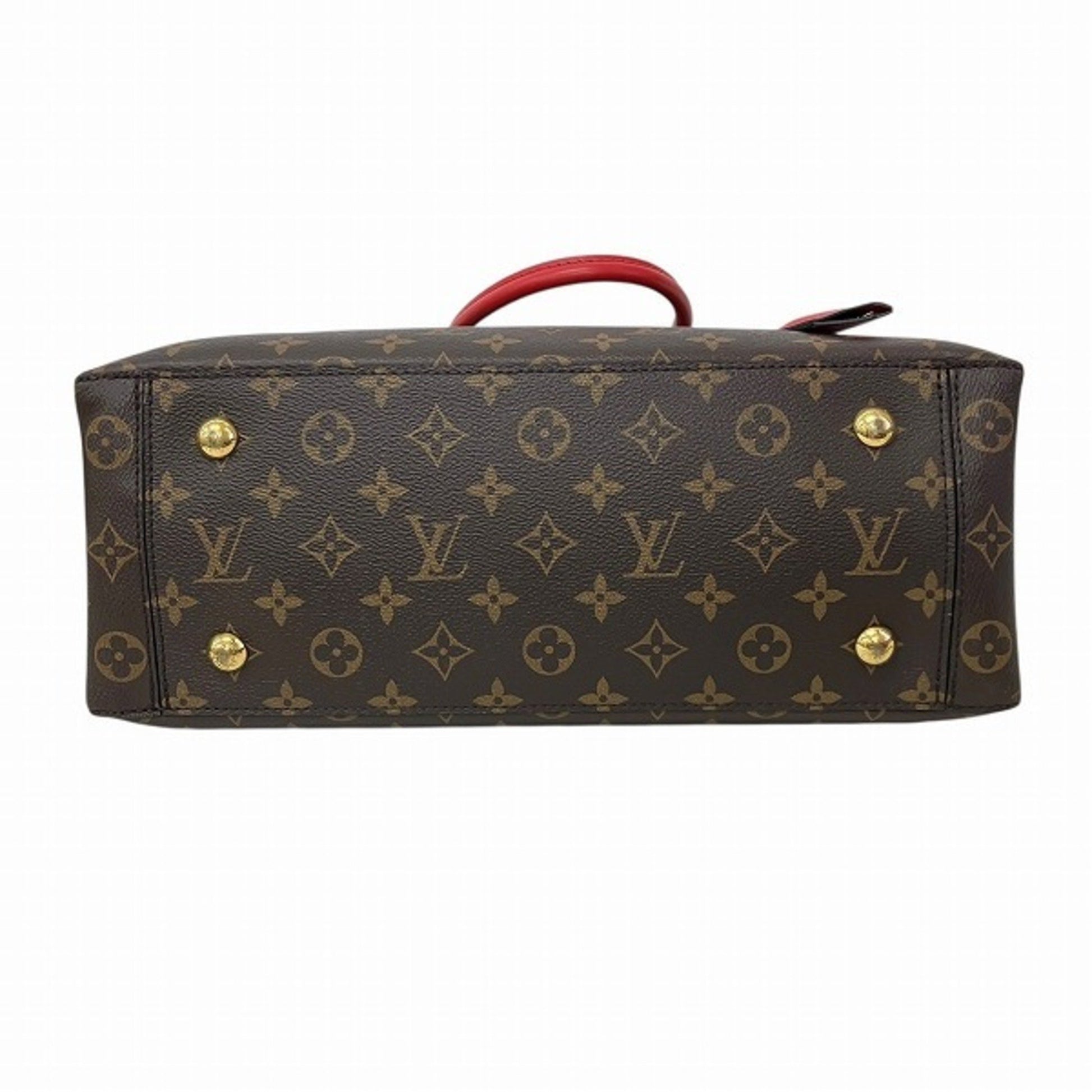 Louis Vuitton Flower Tote, Brown, Canvas, tote