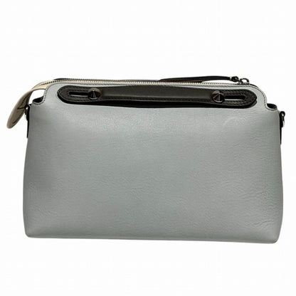 Fendi By The Way, Grey, Leather, handbag