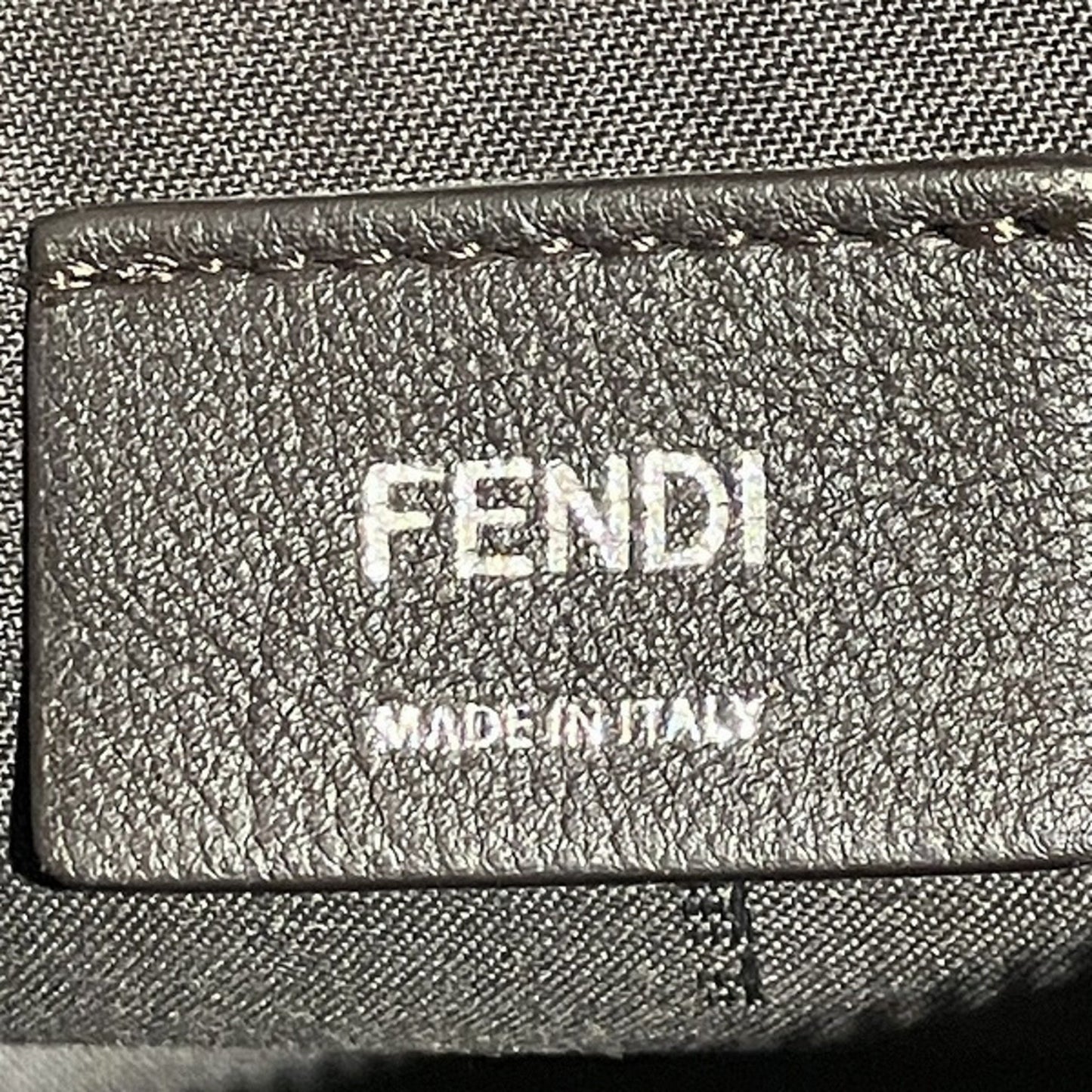 Fendi By The Way, Grey, Leather, handbag