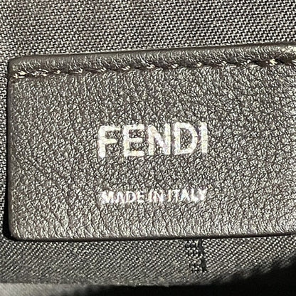 Fendi By The Way, Grey, Leather, handbag