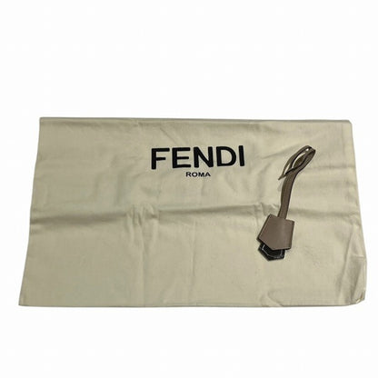 Fendi By The Way, Grey, Leather, handbag