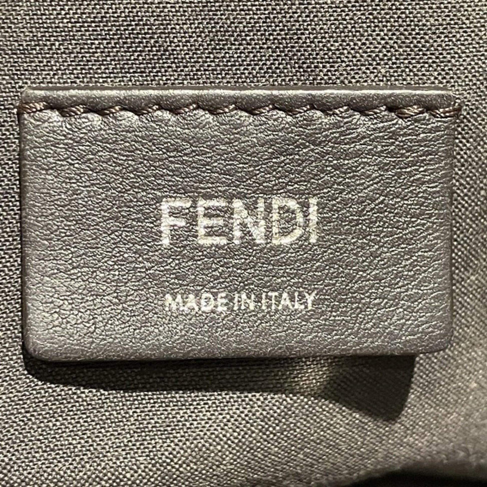 Fendi By The Way, White, Leather, handbag