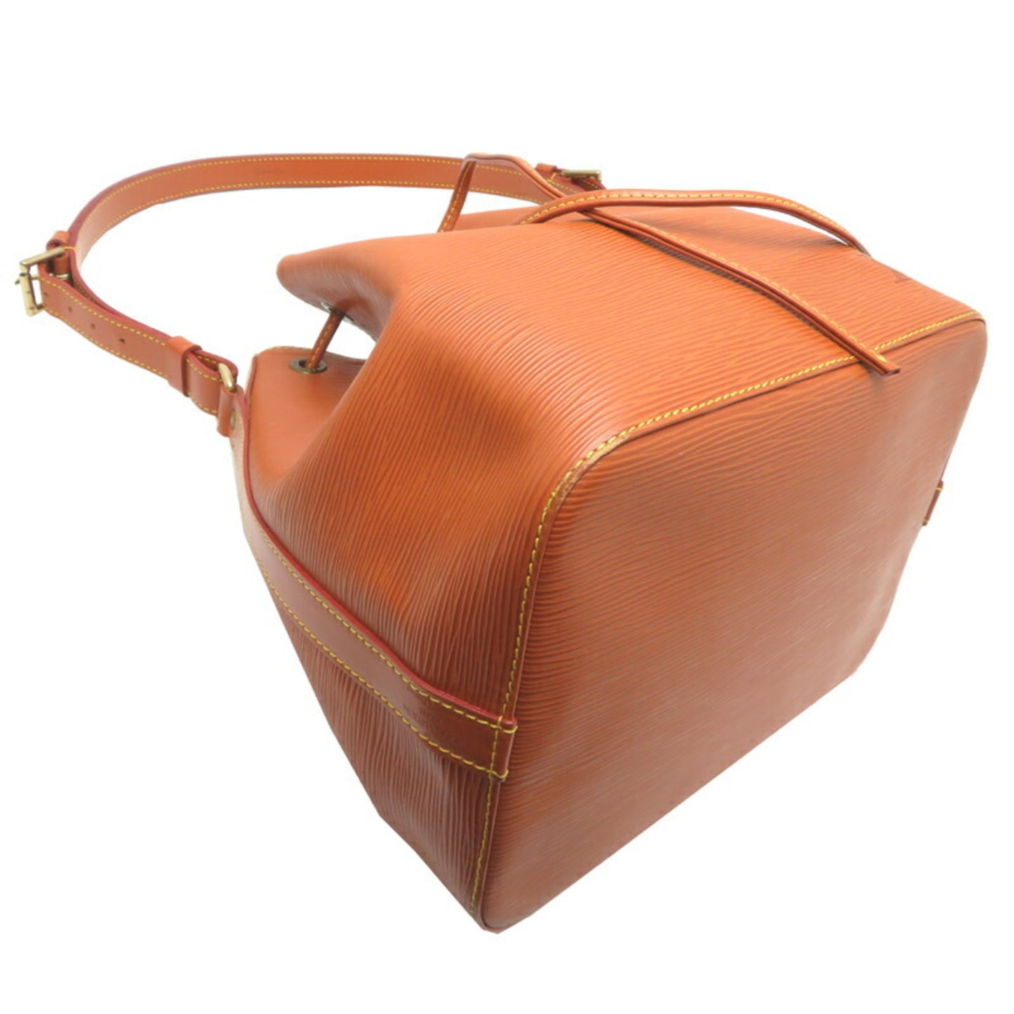 Louis Vuitton Petit Noé, Brown, Leather, shoulder