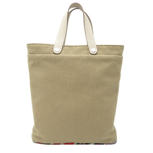 Hermès Petit H, Beige, Canvas, tote
