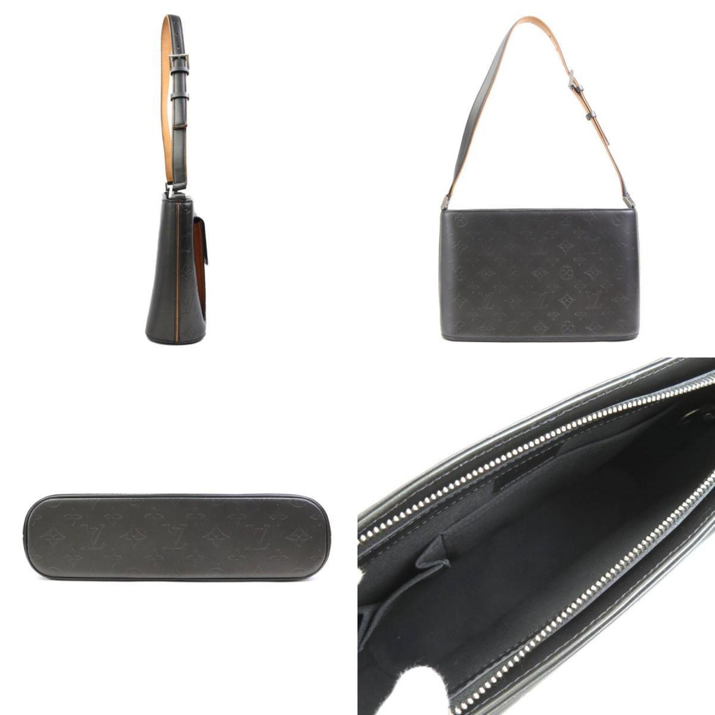 Louis Vuitton Alston, Black, Canvas, shoulder