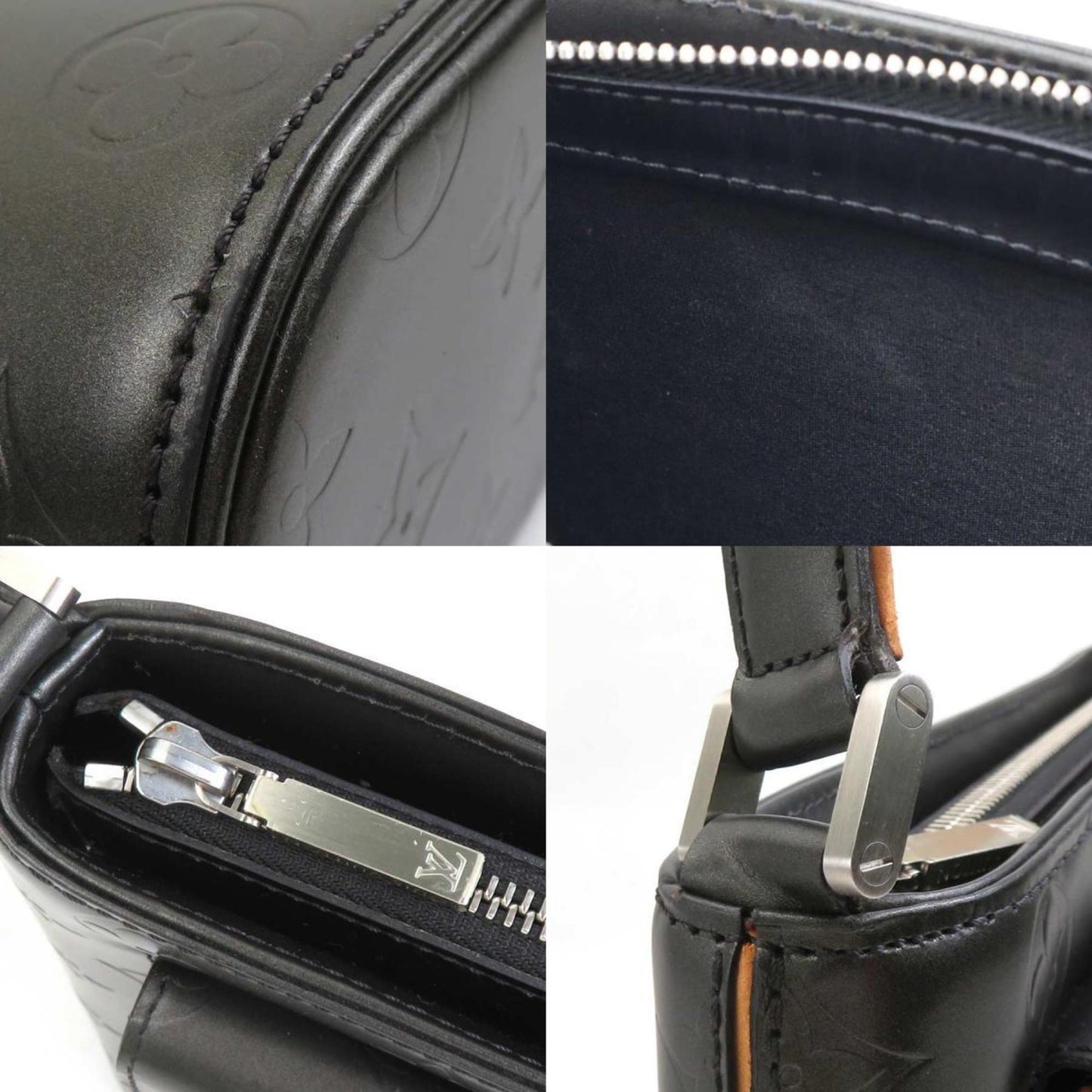 Louis Vuitton Alston, Black, Canvas, shoulder