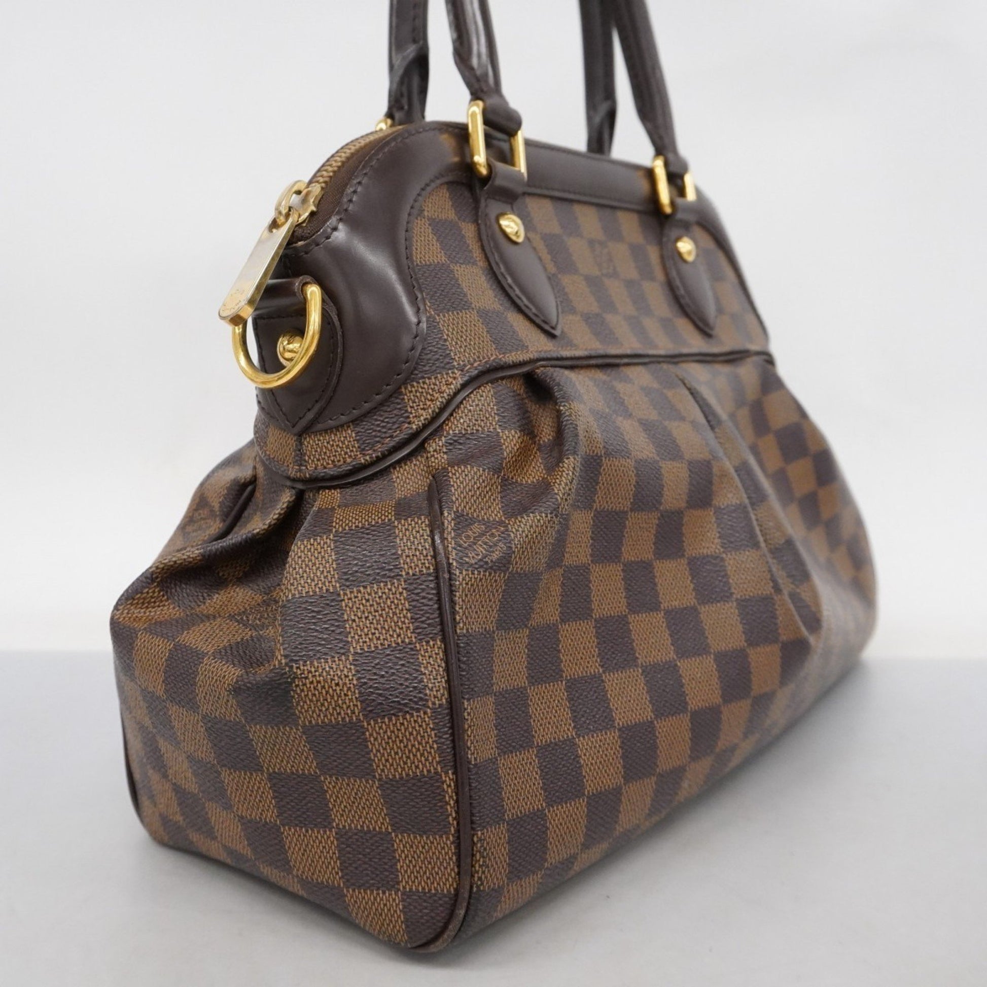 Louis Vuitton Trevi, Brown, Canvas, handbag