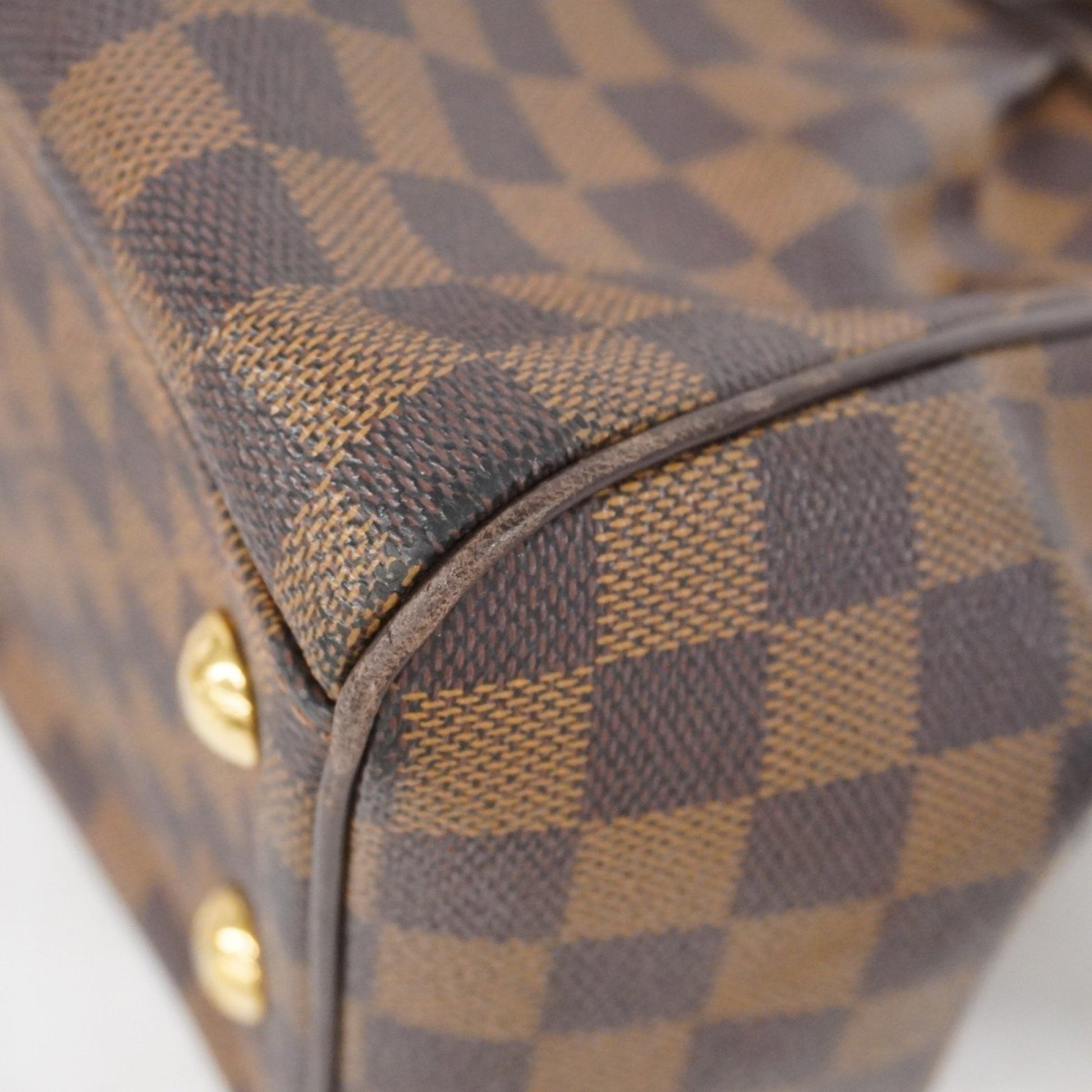 Louis Vuitton Trevi, Brown, Canvas, handbag