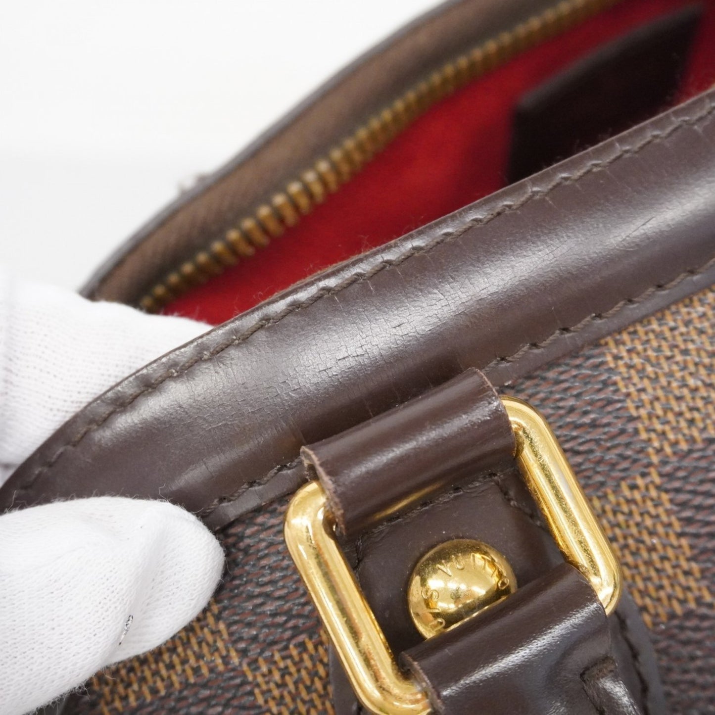 Louis Vuitton Trevi, Brown, Canvas, handbag