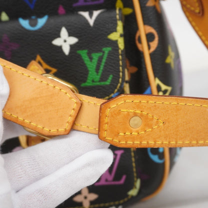 Louis Vuitton Lodge, Black, Canvas, shoulder