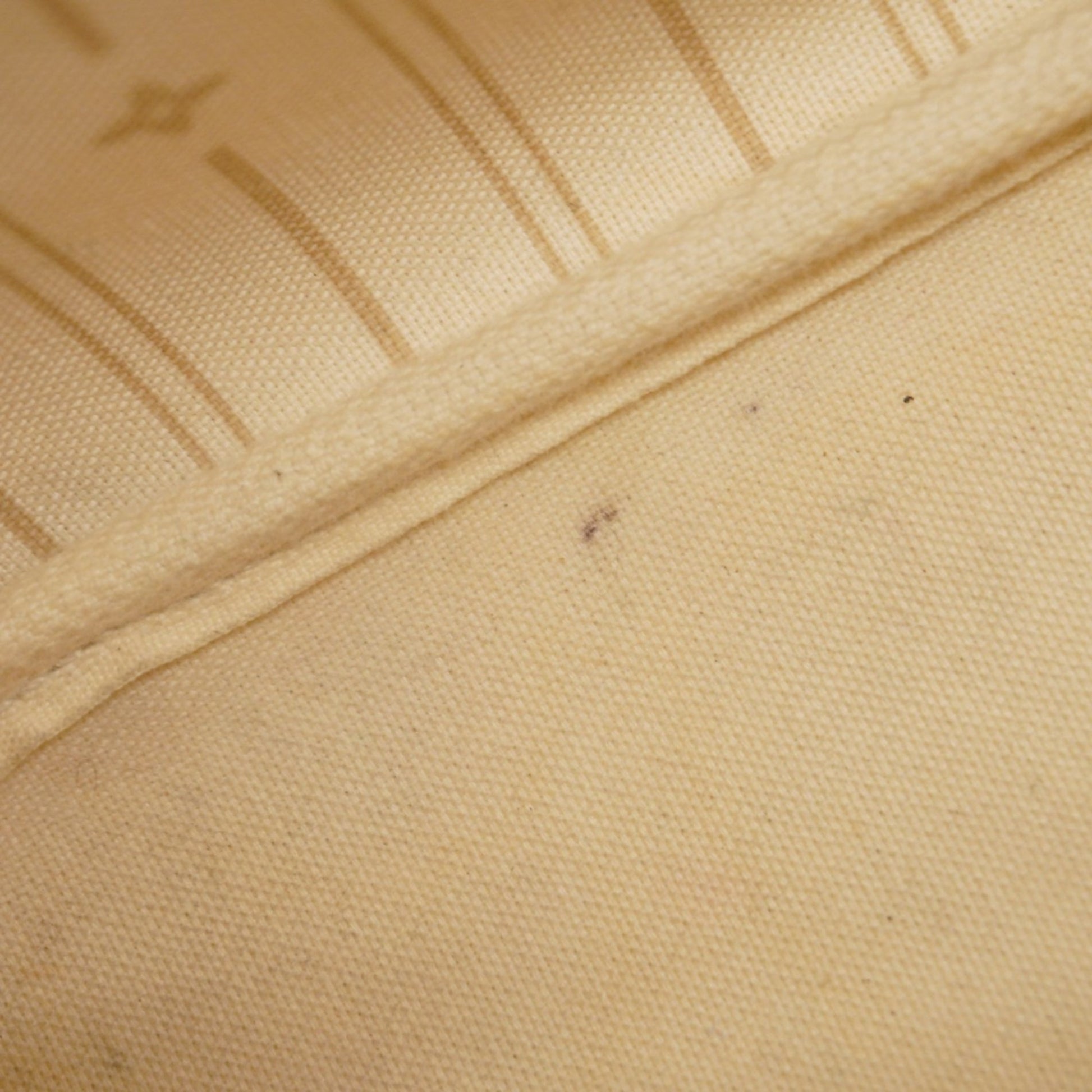 Louis Vuitton Neverfull PM, White, Canvas, tote