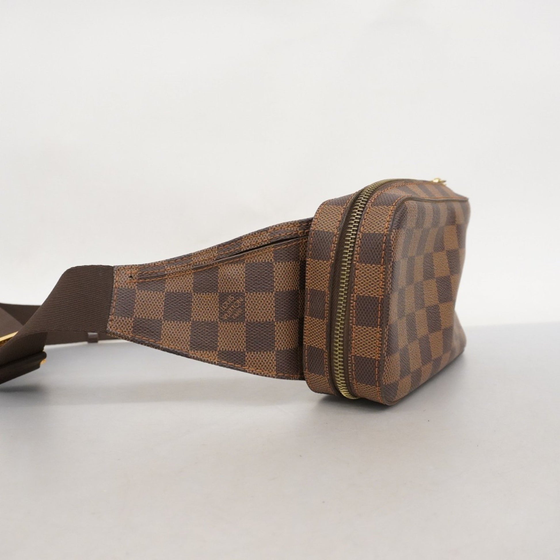 Louis Vuitton Geronimos, Brown, Canvas, shoulder
