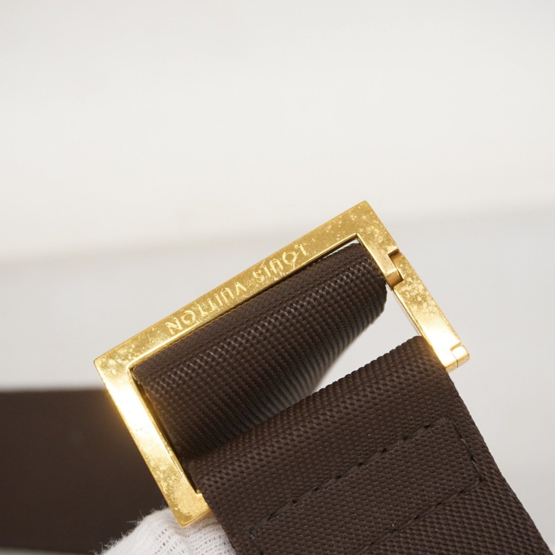 Louis Vuitton Geronimos, Brown, Canvas, shoulder