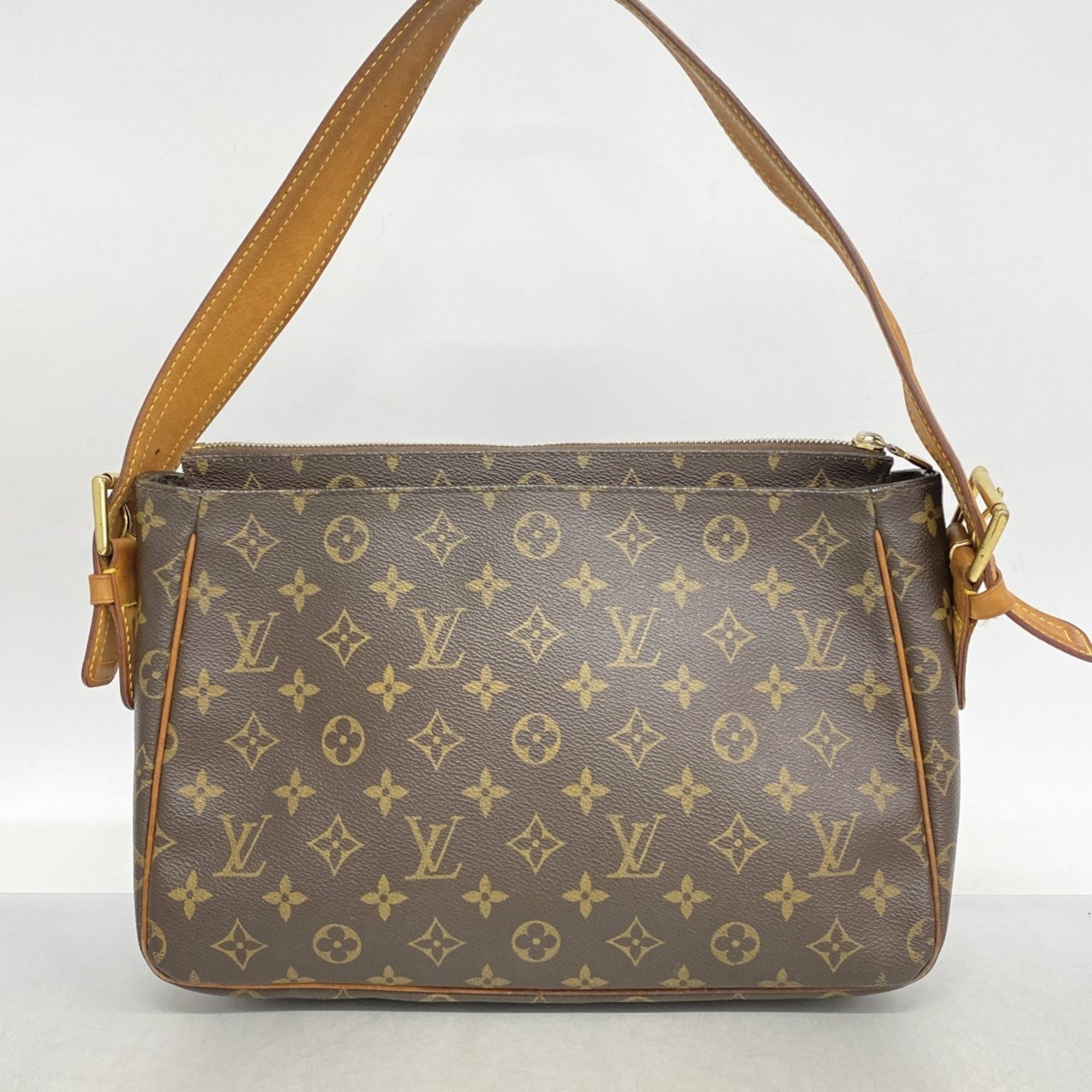 Louis Vuitton Viva Cité, Brown, Canvas, shoulder