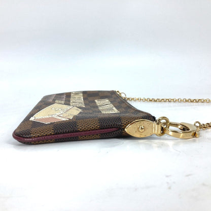 Louis Vuitton Milla, Brown, Canvas, clutch