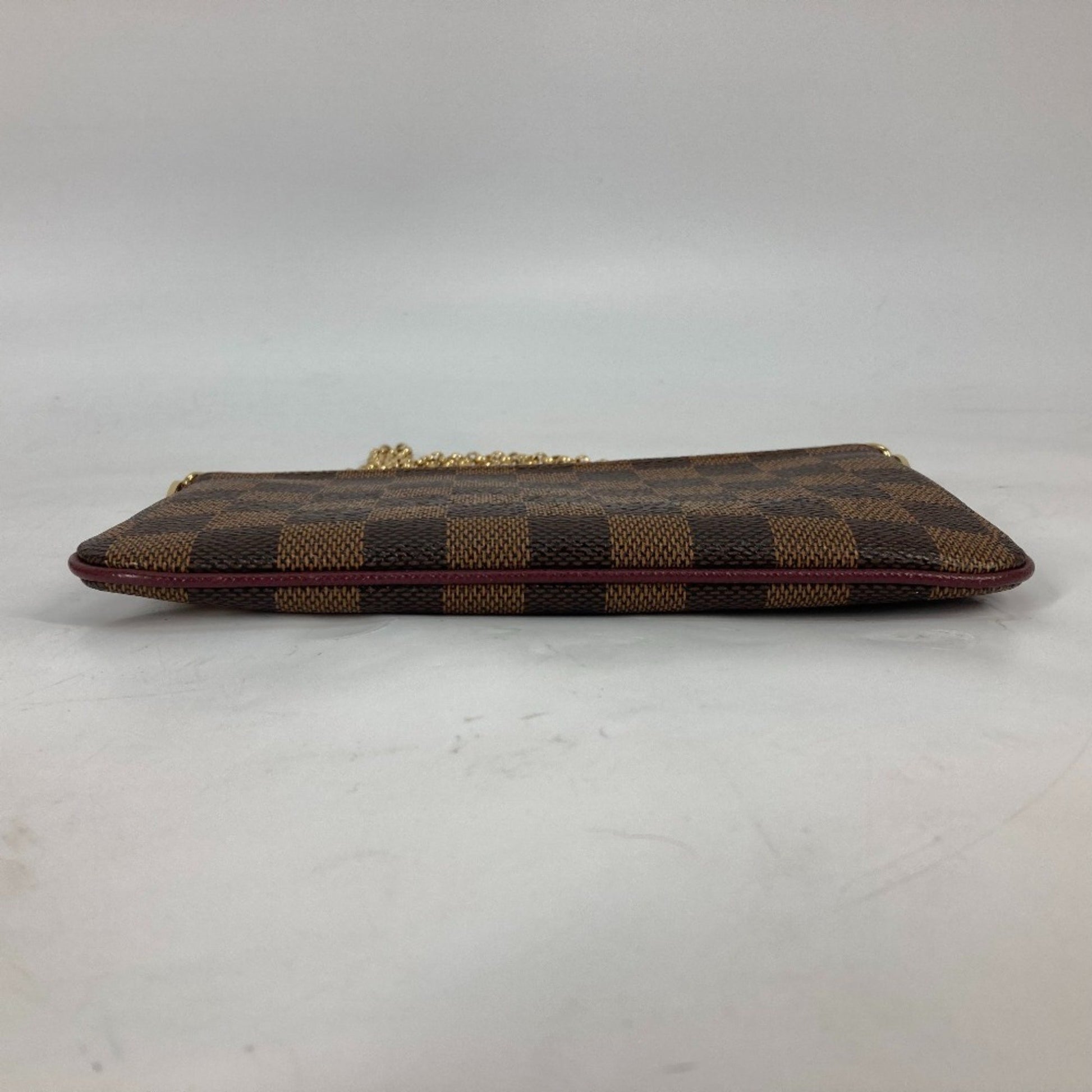 Louis Vuitton Milla, Brown, Canvas, clutch